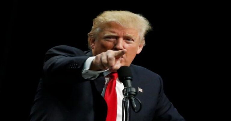 En la foto, el presidente de EEUU, Donald Trump