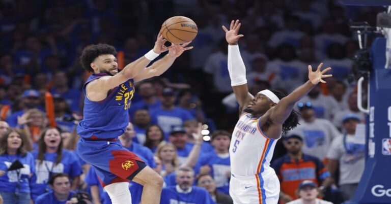 JAMAL MURRAY ENFERMO IGUALA LA SERIE ENTRE NUGGETS Y THUNDER 8 En la foto, Jamal Murray, la estrella de los Nuggets ante Thunder