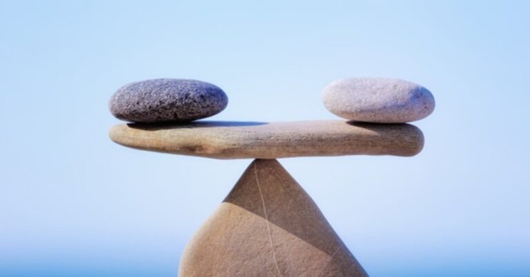 No partimos de cero: la humildad como reconocimiento 10 En la foto, una imagen relativa al equilibrio
