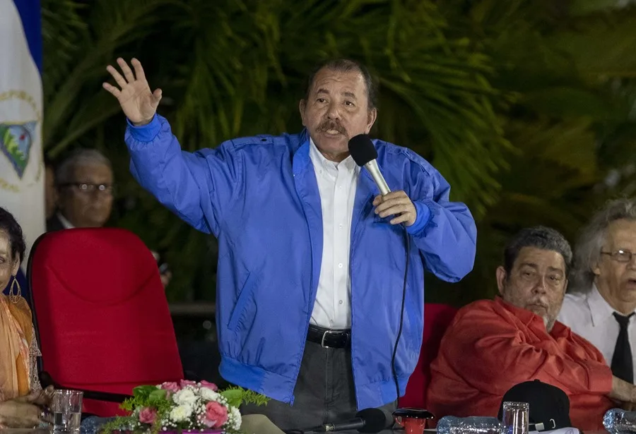 Nicaragua rompe relaciones diplomáticas con Italia tras pedir la extradición de un «terrorista» 9 En la foto, el presidente de Nicaragua, Daniel Ortega, en Managua
